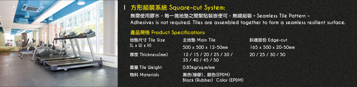 方形組裝系統 Square-cut System